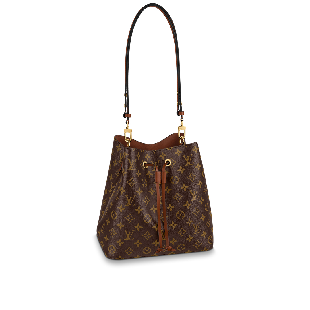 Louis Vuitton NEONOE MM Bucket Bag Monogram M44887 Caramel